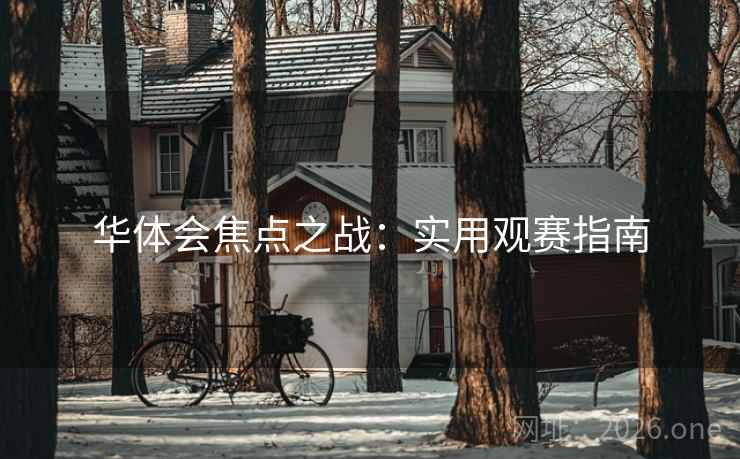 华体会焦点之战:实用观赛指南 第2张 华体会焦点之战:实用观赛指南 第2张