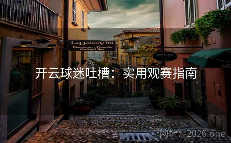 开云球迷吐槽：实用观赛指南